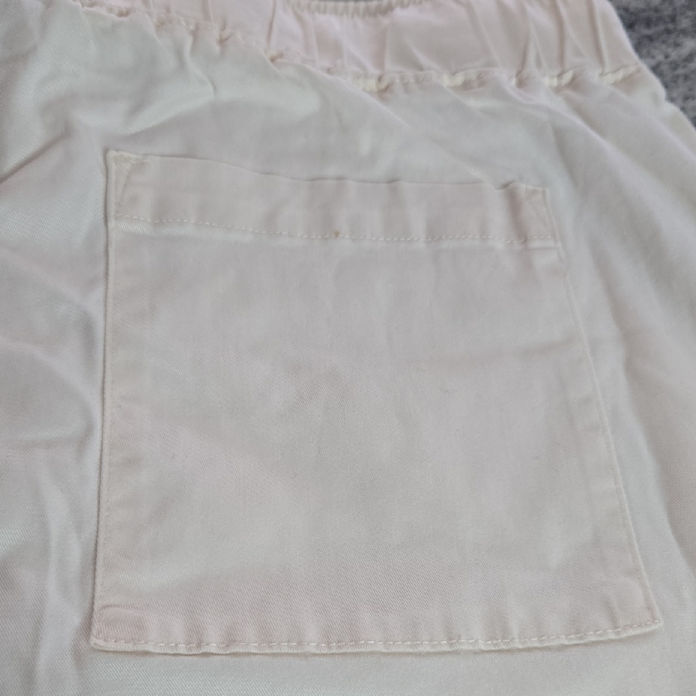Buffalo David Bitton Women Small Cream Elastic Waist Patch Pocket Pull-On Jogger - Picture 15 of 16